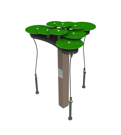 Lily pad instrument rendered