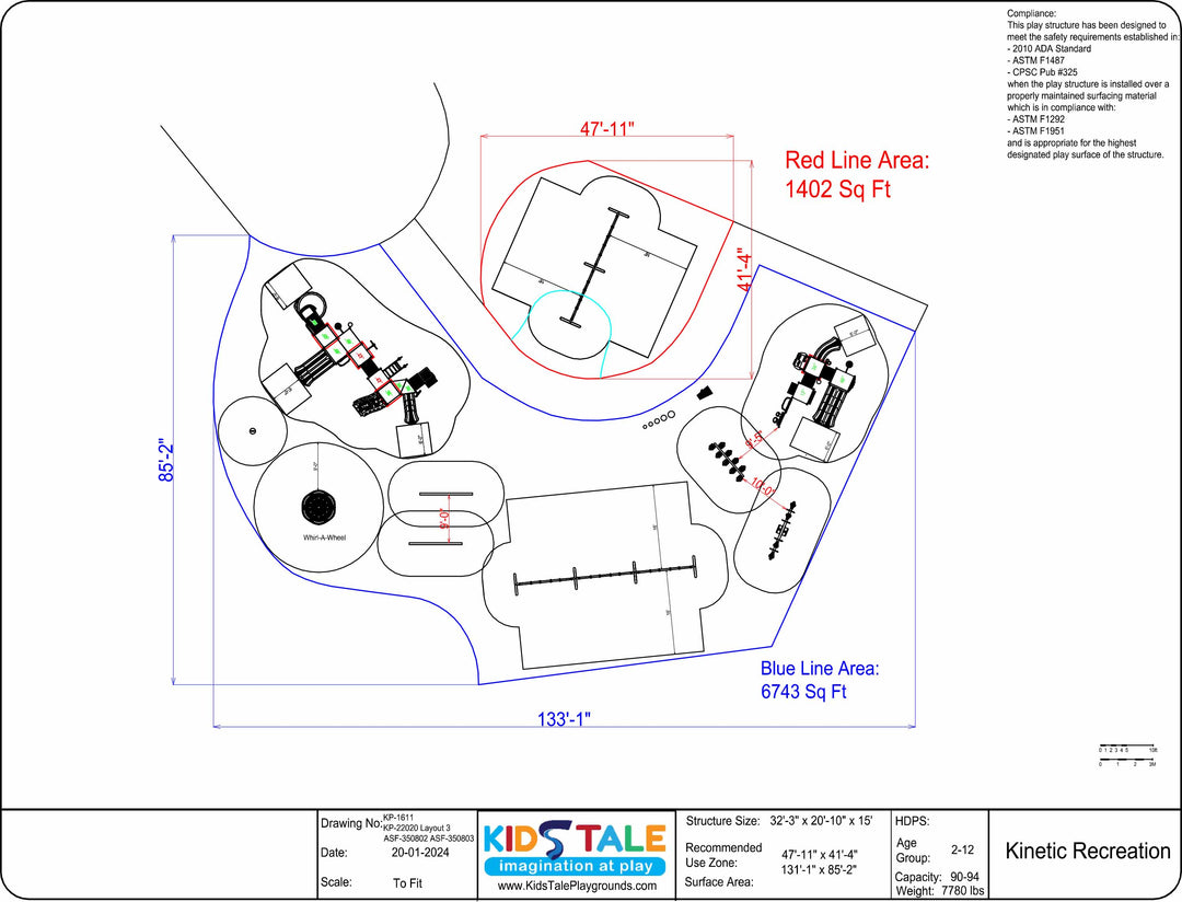 play structure diagram drawing