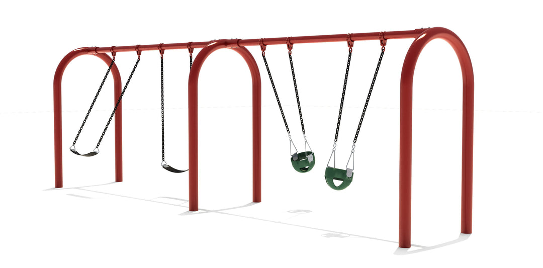 Swing Set Swing Frame with 5" Arch Posts
