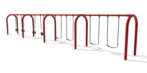 Swing Set Swing Frame with 5" Arch Posts