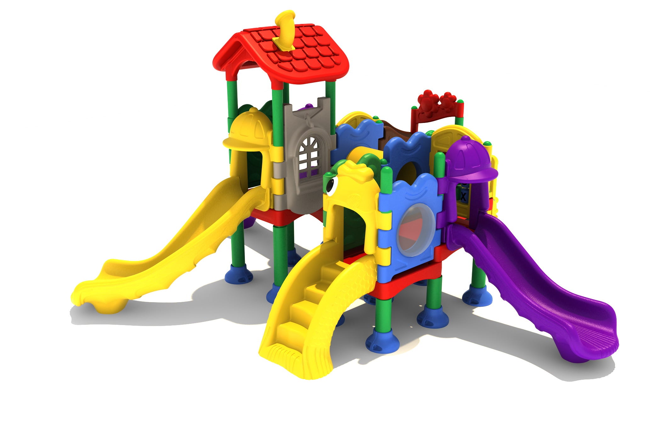 K606 World Family PLAYSET 英才教育教材 Sudzendf 3 in 1 Wooden Swing Set Outdoor Playset with Baby