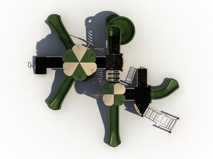 Compact Play Series Playground Equipment with 3.5" Posts