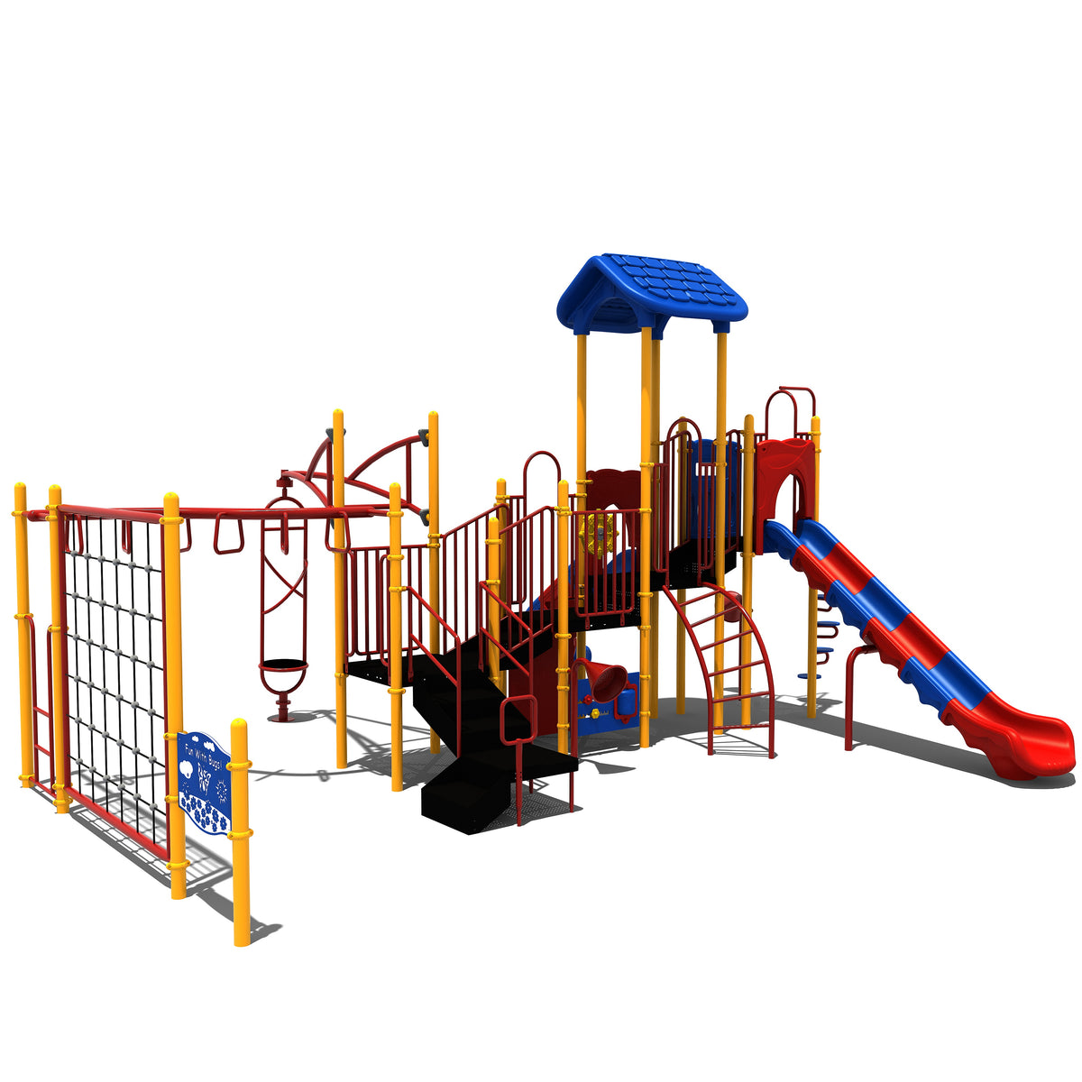 colorful second hand playground equipment for