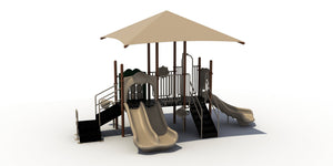 Commercial Playground Equipment Play Structure with 3.5" Posts