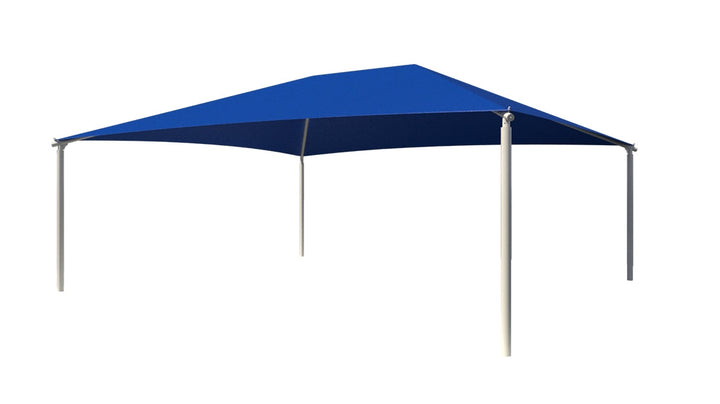 Rectangle Hip Shade Structure - The Sun Shade Company