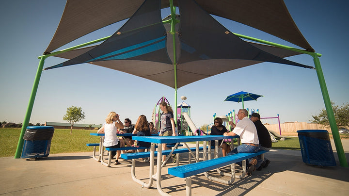 Sand Dollar Sail Shade Structure - The Sun Shade Company