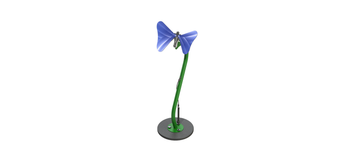 blue butterfly instrument rendered