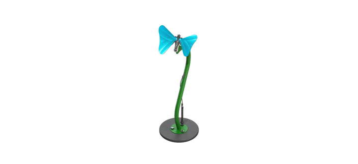 blue butterfly instrument rendered