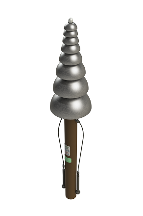 pagoda bells rendered