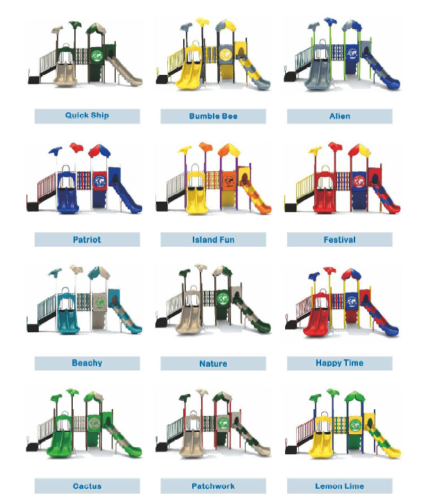 Nature Play Series with Natural Playground Equipment Theme