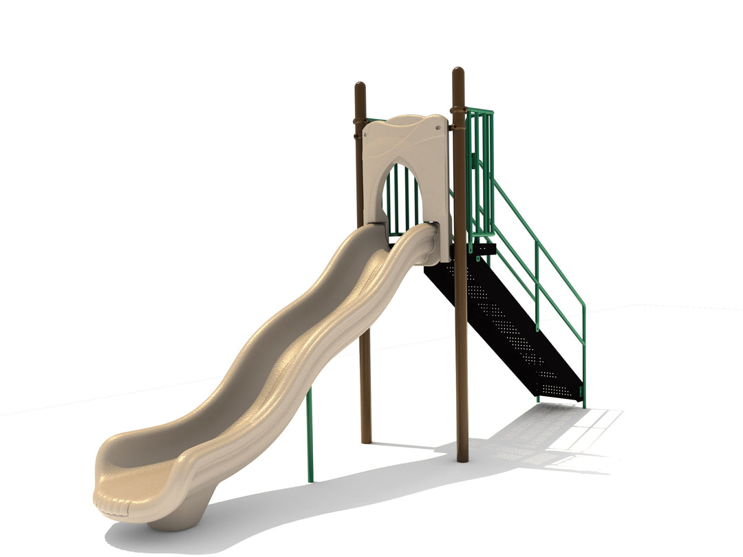 5' Free Standing Single Wave Slide