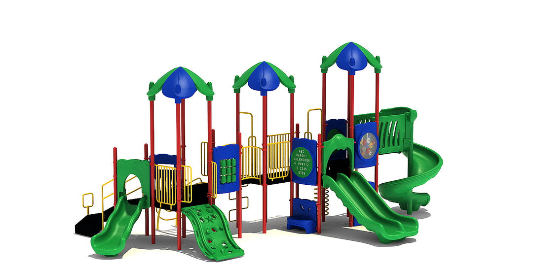 Compact Play Series Playground Equipment with 3.5" Posts