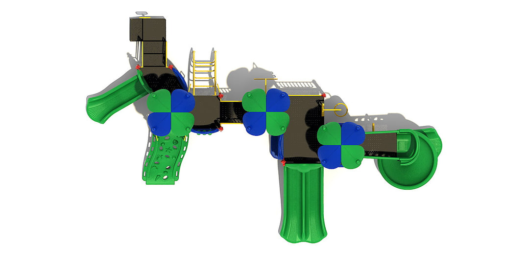 Compact Play Series Playground Equipment with 3.5" Posts