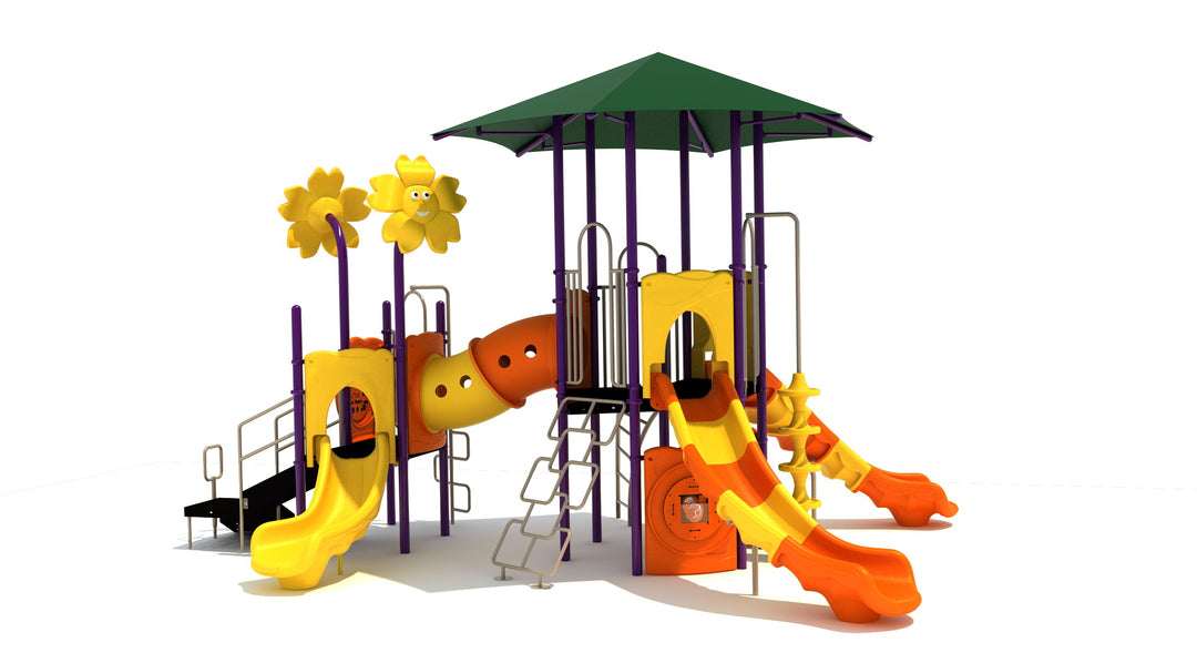 Compact Play Series Playground Equipment with 3.5" Posts