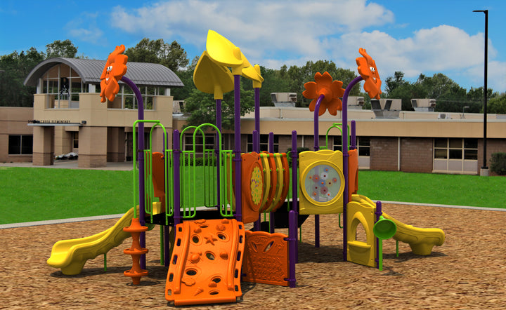 Compact Play Series Playground Equipment with 3.5" Posts