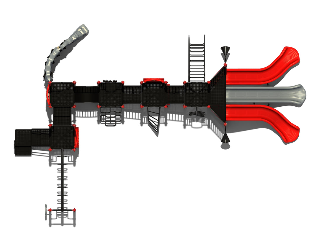 Compact Play Series Playground Equipment with 3.5" Posts