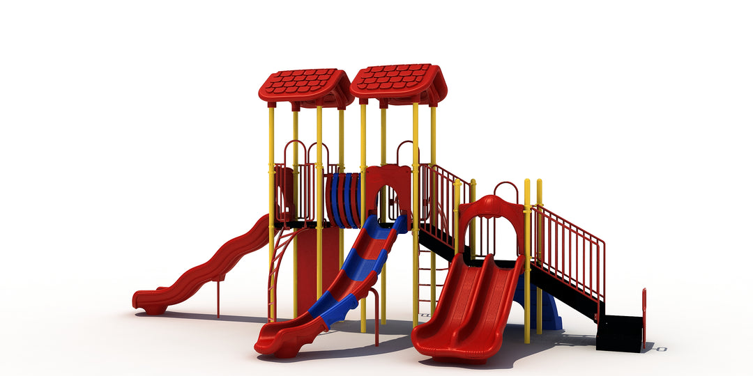 Commercial Playground Equipment Play Structure with 3.5" Posts