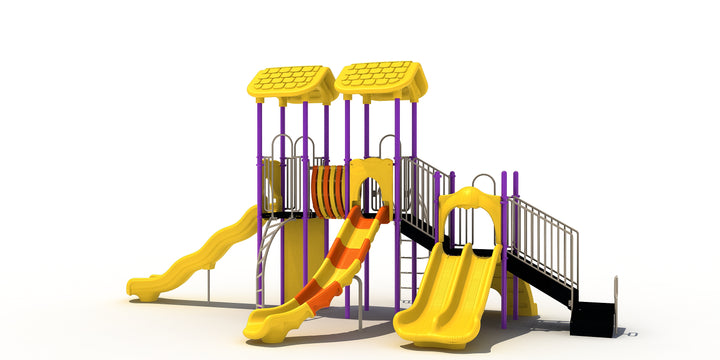 Commercial Playground Equipment Play Structure with 3.5" Posts