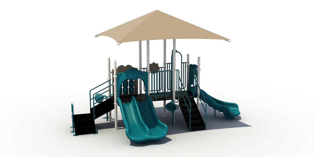 Commercial Playground Equipment Play Structure with 3.5" Posts