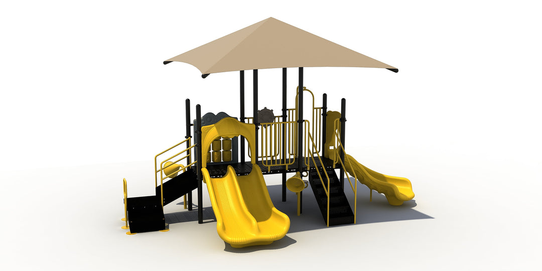 Commercial Playground Equipment Play Structure with 3.5" Posts