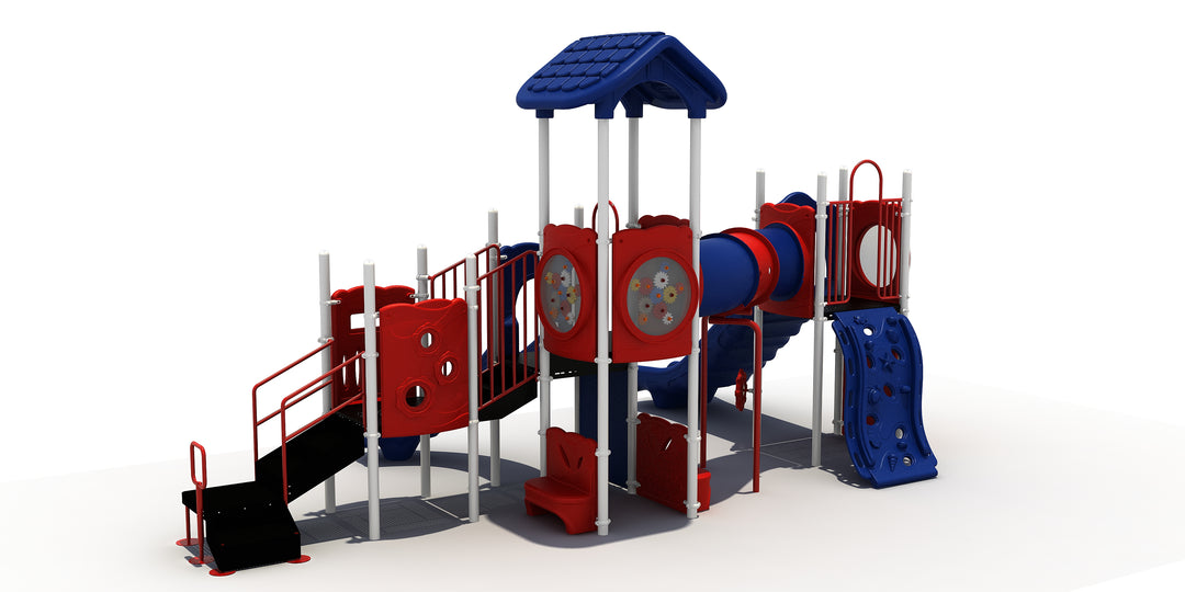 Commercial Playground Equipment Play Structure with 3.5" Posts