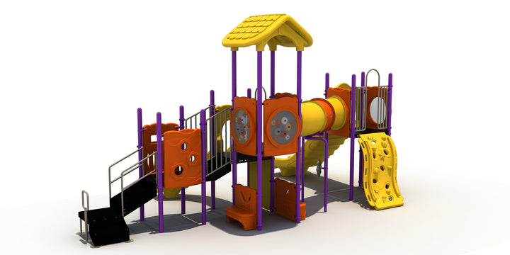 Commercial Playground Equipment Play Structure with 3.5" Posts