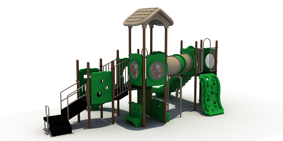 Commercial Playground Equipment Play Structure with 3.5" Posts