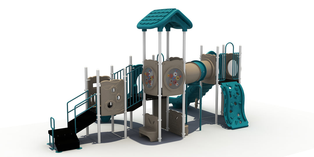 Commercial Playground Equipment Play Structure with 3.5" Posts