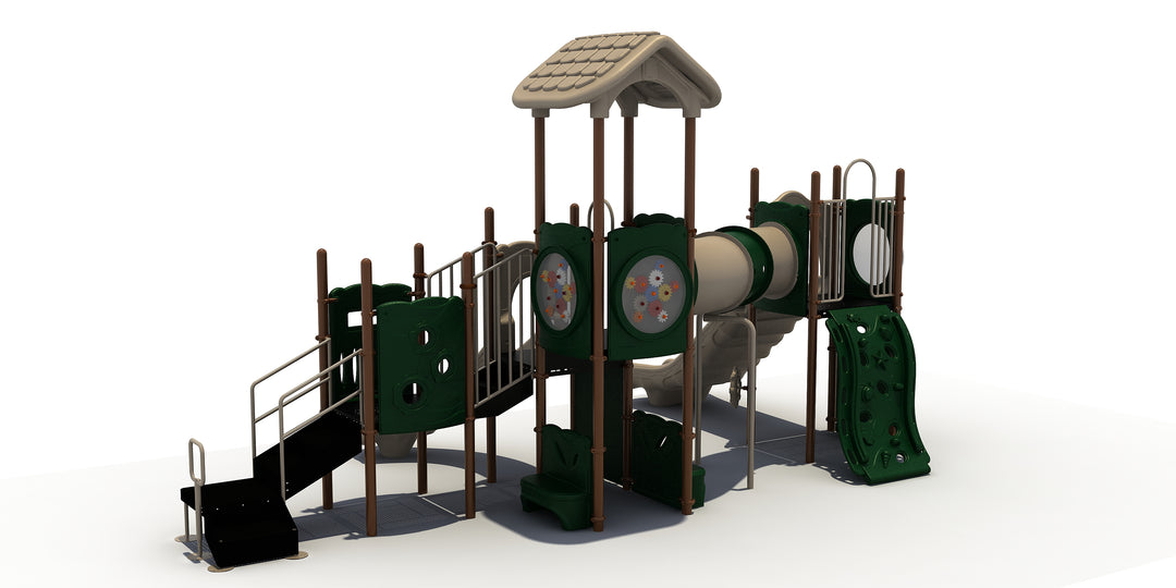 Commercial Playground Equipment Play Structure with 3.5" Posts