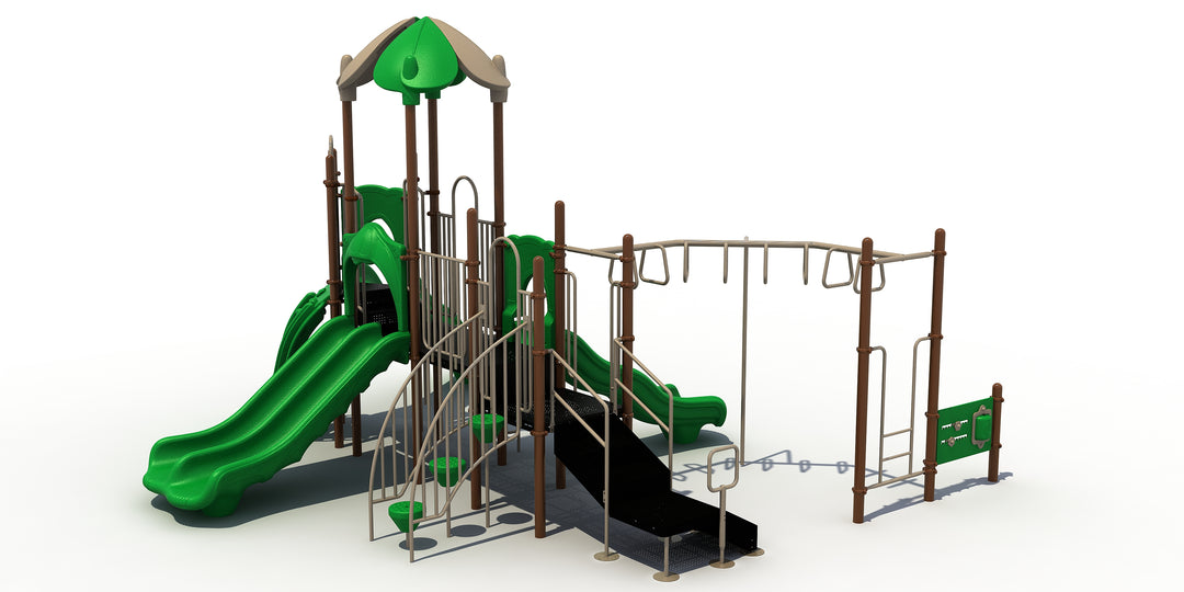 Commercial Playground Equipment Play Structure with 3.5" Posts