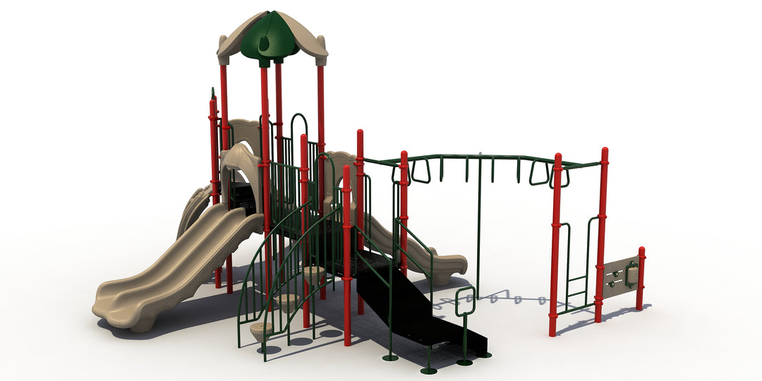 Commercial Playground Equipment Play Structure with 3.5" Posts