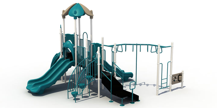 Commercial Playground Equipment Play Structure with 3.5" Posts