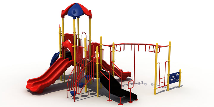 Commercial Playground Equipment Play Structure with 3.5" Posts