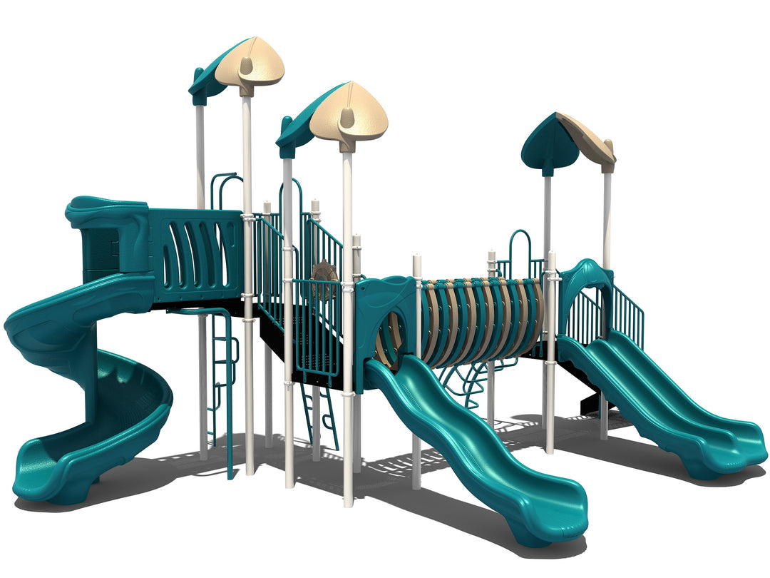 Commercial Playground Equipment Play Structure with 3.5" Posts