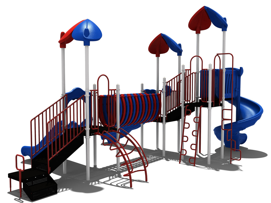 Commercial Playground Equipment Play Structure with 3.5" Posts