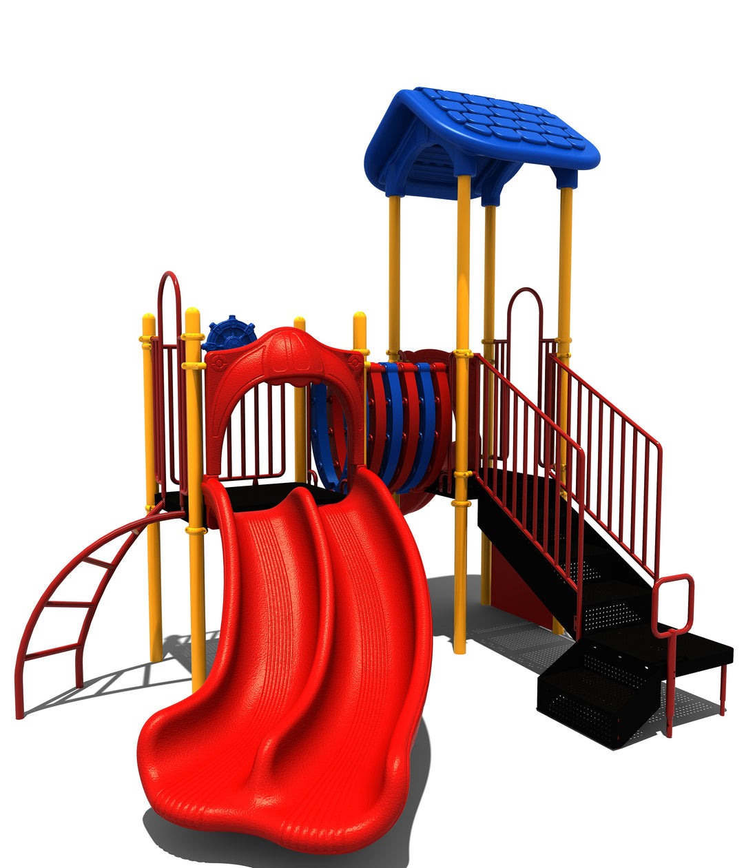 Commercial Playground Equipment Play Structure with 3.5" Posts