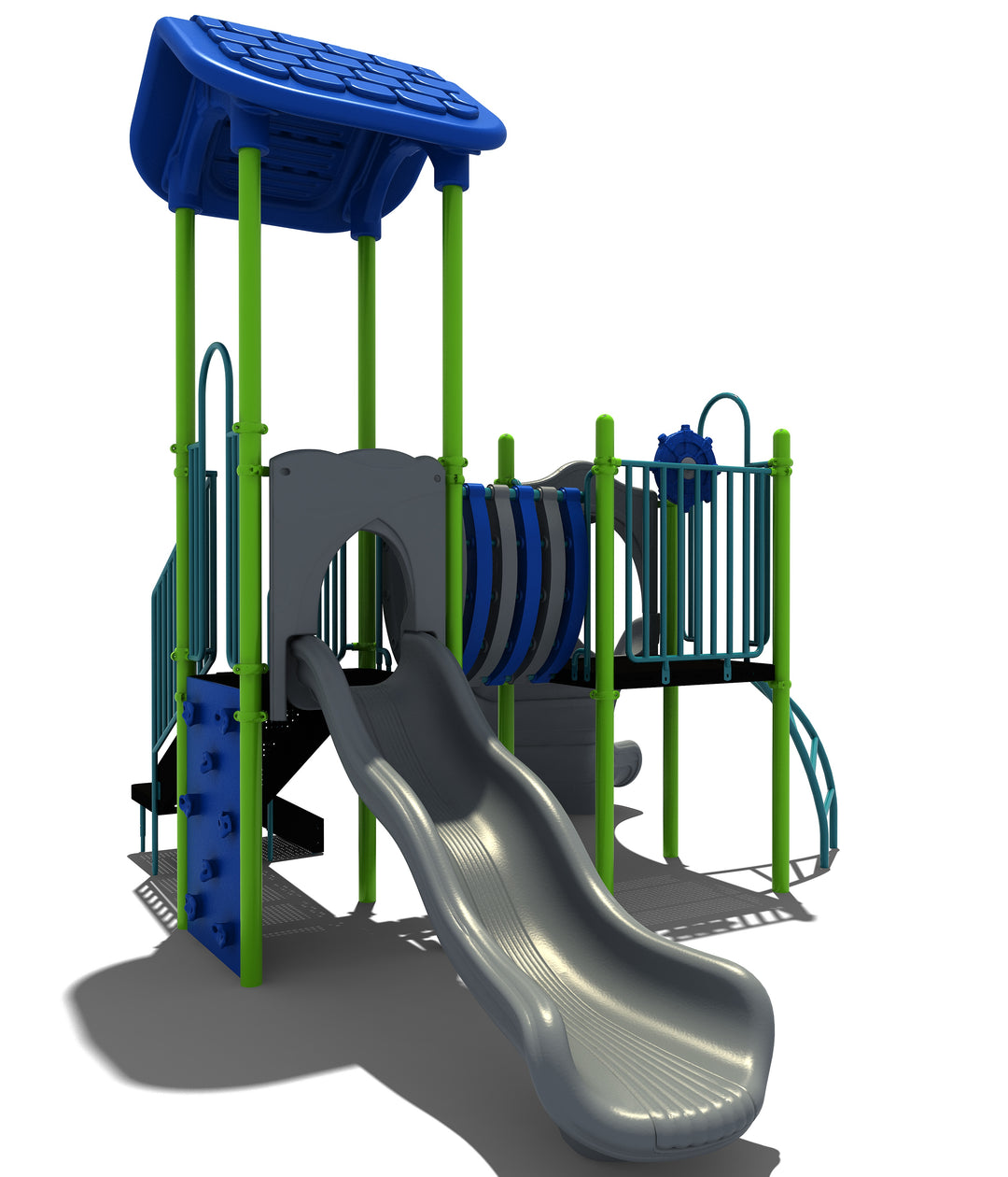 Commercial Playground Equipment Play Structure with 3.5" Posts