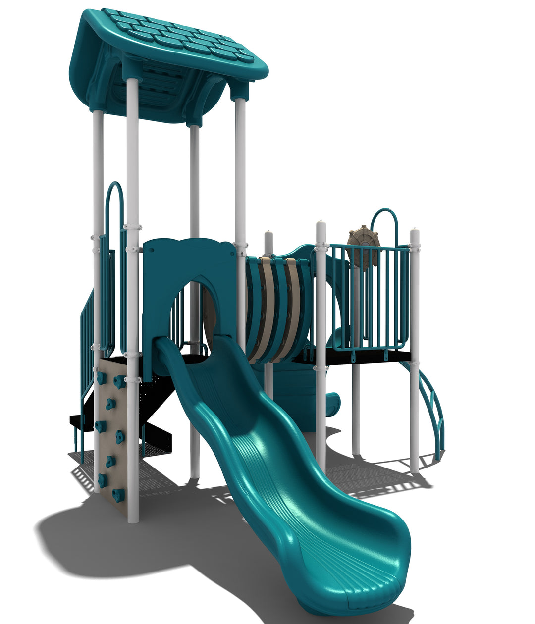 Commercial Playground Equipment Play Structure with 3.5" Posts