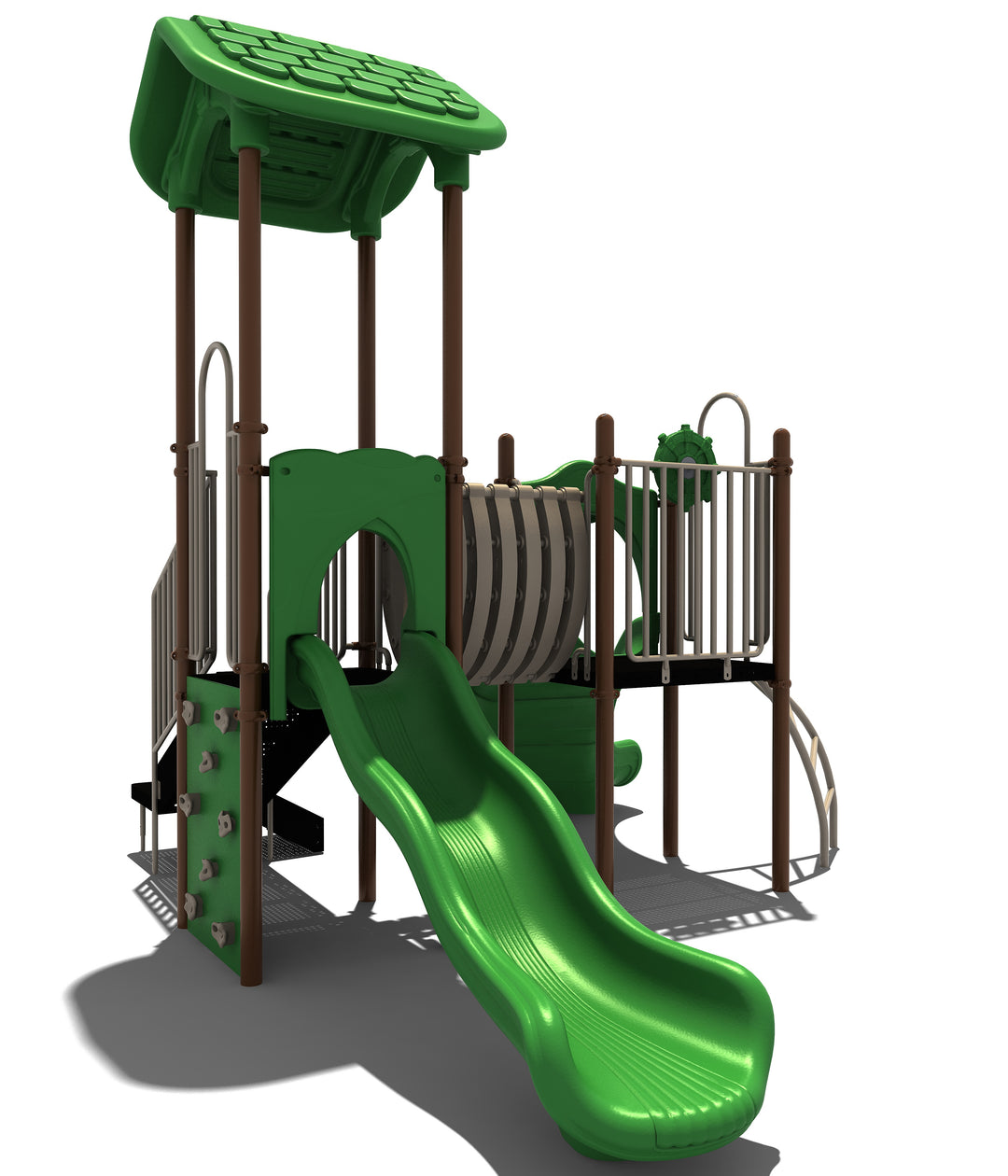 Commercial Playground Equipment Play Structure with 3.5" Posts