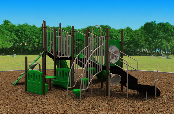 Compact Play Series Playground Equipment with 3.5" Posts