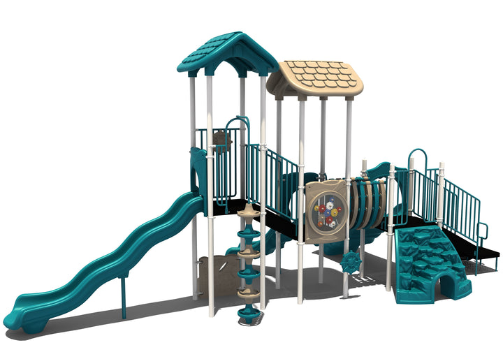 Beachy playground equipment