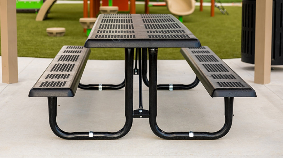 Perforated Rectangular Portable Table