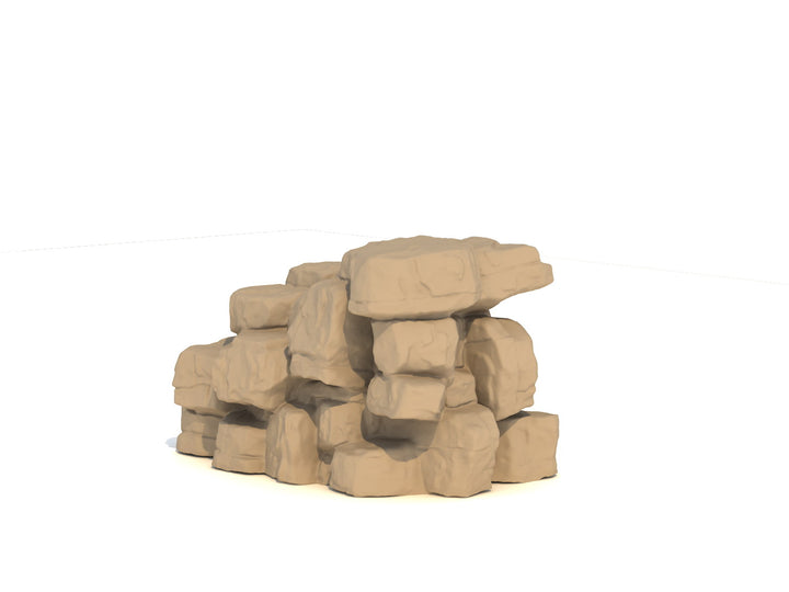 3' Boulder Playground Rock Climber