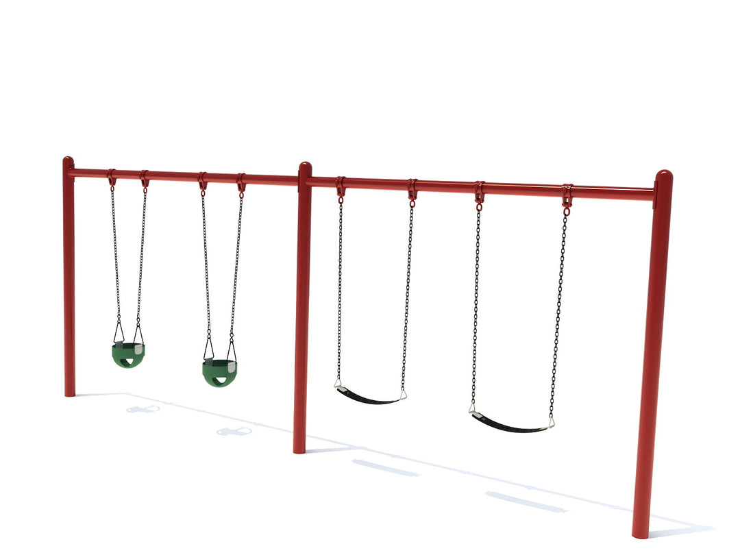 Swing Set Swing Frame with 5" Single Posts