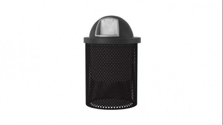32 Gallon Perforated Trash Receptacle