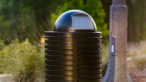 Steel Dome Top for 32 Gallon Trash Receptacle