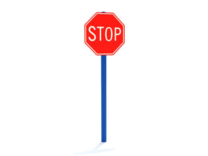 Stop Sign for Toddler Playground area